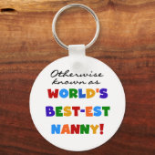Anders Bekend als best-est nanny Gifts Sleutelhanger (Voorkant)