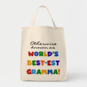 Anders Bekend als best-st Gramma T-shirts Tote Bag (Voorkant)