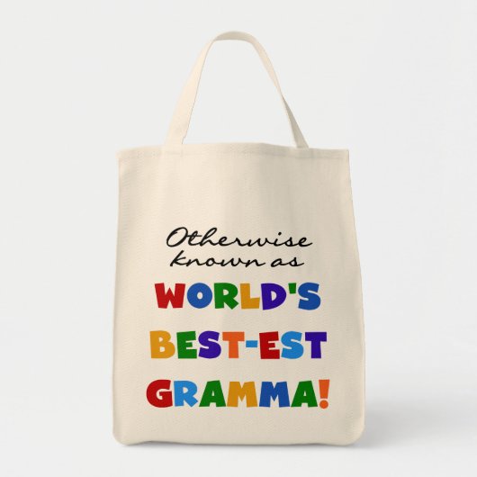 Anders Bekend als best-st Gramma T-shirts Tote Bag (Voorkant)