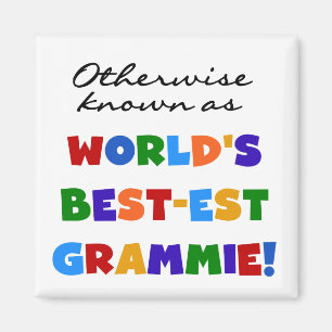 Anders Bekend als best-st Grammie T-shirts Magneet
