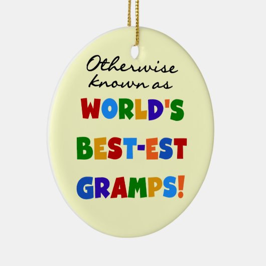 Anders Bekend als Beste Gramps Keramisch Ornament (Rechts)