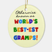 Anders Bekend als Beste Gramps Keramisch Ornament (Links)