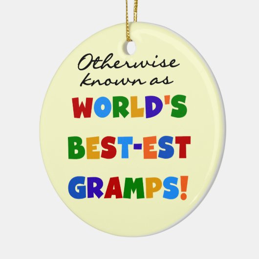 Anders Bekend als Beste Gramps Keramisch Ornament (Links)