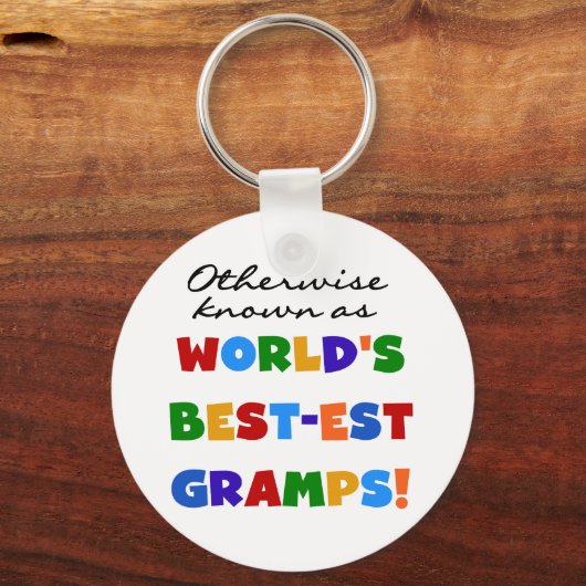 Anders Bekend als Beste Gramps Sleutelhanger (Voorkant)
