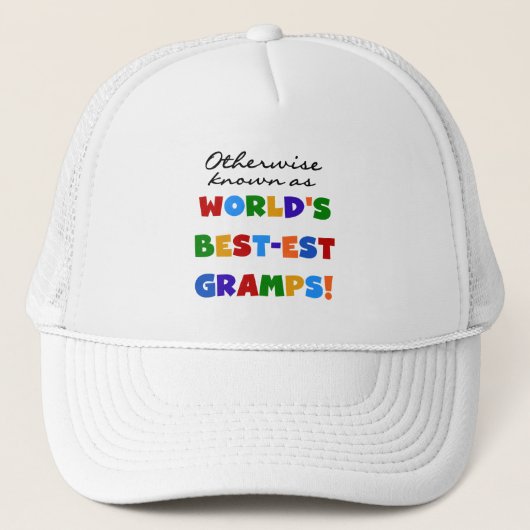 Anders Bekend als Beste Gramps Trucker Pet (Voorkant)