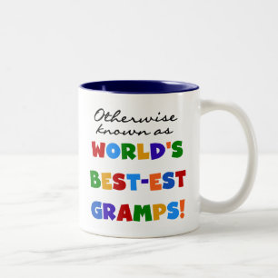 Anders Bekend als Beste Gramps Tweekleurige Koffiemok