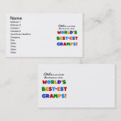 Anders Bekend als Beste Gramps Visitekaartje (Voorkant / Achterkant)