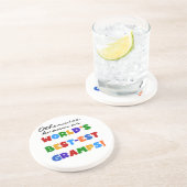 Anders Bekend als Beste Gramps Zandsteen Onderzetter (Zijkant)