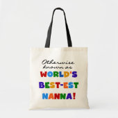 Anders Bekend als Beste Nanna Gifts Tote Bag (Voorkant)