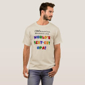 Anders Bekend als Beste Opa T-shirts en cadeaus (Voorkant volledig)