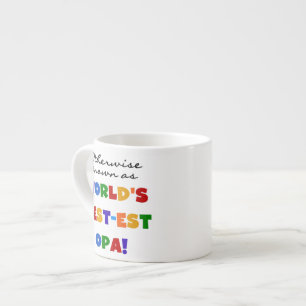 Anders Bekend als Beste Opa T-shirts en cadeaus Espresso Kop