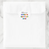 Anders Bekend als Beste Opa T-shirts en cadeaus Hart Sticker (Tas)