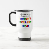 Anders Bekend als Beste Opa T-shirts en cadeaus Reisbeker (Links)