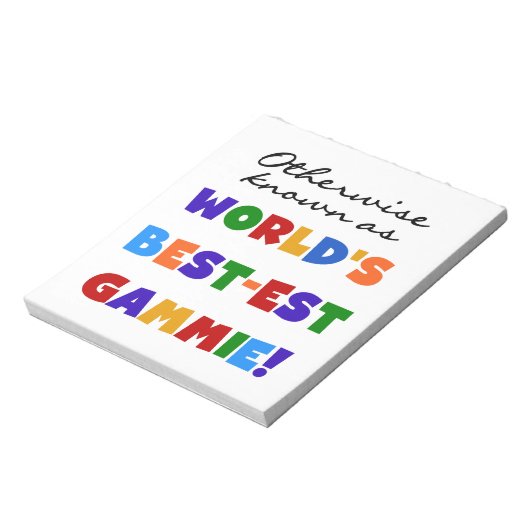 Anders bekende beste gammie geschenken notitieblok (Linkerzijde)