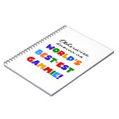 Anders bekende beste gammie geschenken notitieboek (Linkerzijde)