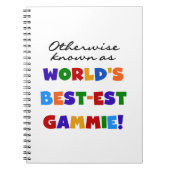 Anders bekende beste gammie geschenken notitieboek (Voorkant)