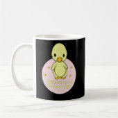 Anders dan alle Kawaii Baby Duck Yellow & Pink Koffiemok (Links)