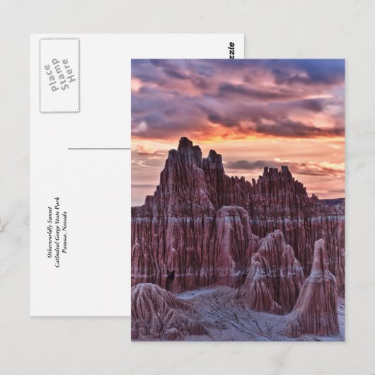 Anders dan de zonsondergang briefkaart (Voorkant / Achterkant)