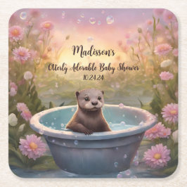 Anders dan Schattig Baby shower Kartonnen Onderzetters