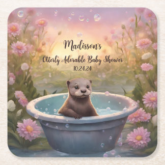 Anders dan Schattig Baby shower Kartonnen Onderzetters