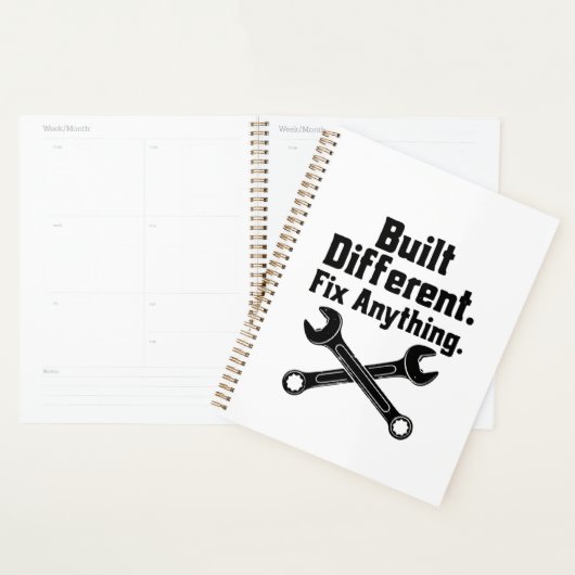 Anders Gebouwd Elke Moersleutel Reparatie Mechanic Planner (Display)