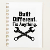 Anders Gebouwd Elke Moersleutel Reparatie Mechanic Planner (Voorkant)