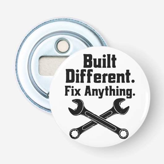 Anders Gebouwd Elke Moersleutel Repareert Mechanic Button Flesopener (Voorkant)
