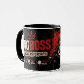 Anders Gebouwd Motiverende Koffiebeker Mok (Voorkant links)
