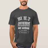 Anders Gebouwd Niet Gemiddeld Gym T-Shirt – Savage (Voorkant)
