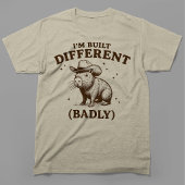 Anders Gebouwd Slecht Cowboy Capybara Tri-Blend Shirt