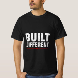 Anders Gebouwde Gym Motivatie T-shirt   Fitness Mi