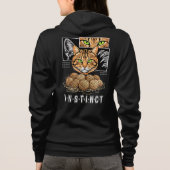 Anders Gebreide Kat Liefhebber Cadeau Hoodie (Achterkant)