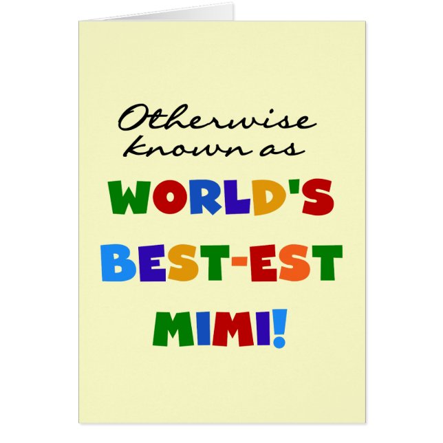 Anders Gekend als best-est-Beste Mimi Giften (Voorkant)