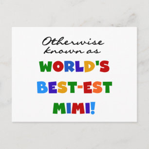 Anders Gekend als best-est-Beste Mimi Giften Briefkaart