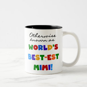 Anders Gekend als best-est-Beste Mimi Giften Tweekleurige Koffiemok