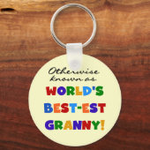 Anders gekend als best-est Granny Gifts Sleutelhanger (Voorkant)