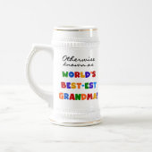 Anders gekend als best mogelijke oma-cadeaus bierpul (Links)