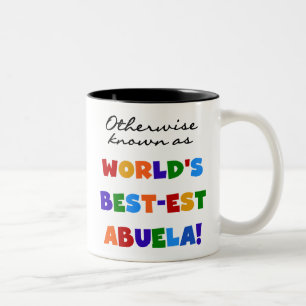 Anders gekend als beste Abuela Gifts Tweekleurige Koffiemok