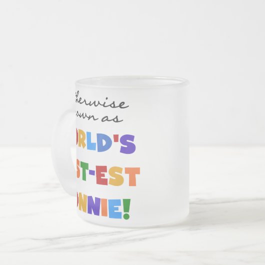 Anders gekend als Beste Gifts van Nonnie Matglas Koffiemok (Voorkant links)