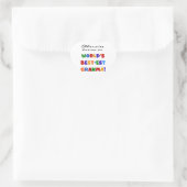 Anders gekend als beste granma-cadeaus hart sticker (Tas)