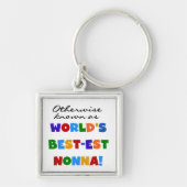 Anders gekend als beste Nonna Tshirts Gifts Sleutelhanger (Voorkant)