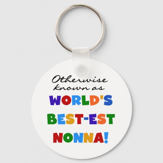 Anders gekend als beste Nonna Tshirts Gifts Sleutelhanger (Voorkant)