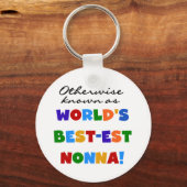 Anders gekend als beste Nonna Tshirts Gifts Sleutelhanger (Voorkant)