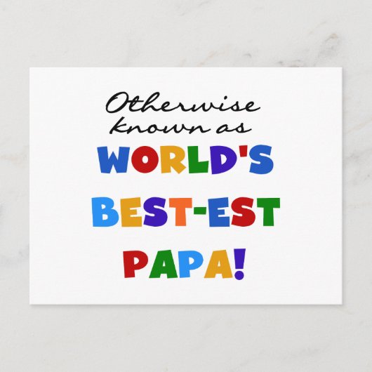 Anders gekend beste papieren overhemden en cadeaus briefkaart (Voorkant)
