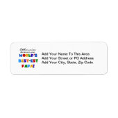 Anders gekend beste papieren overhemden en cadeaus etiket (Voorkant)