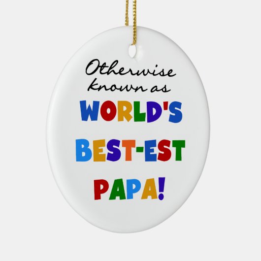 Anders gekend beste papieren overhemden en cadeaus keramisch ornament (Rechts)