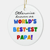 Anders gekend beste papieren overhemden en cadeaus keramisch ornament (Links)