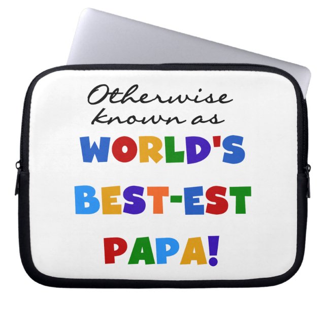Anders gekend beste papieren overhemden en cadeaus laptop sleeve (Voorkant)