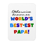 Anders gekend beste papieren overhemden en cadeaus magneet (Verticaal)