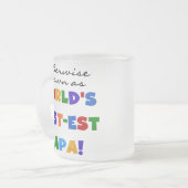 Anders gekend beste papieren overhemden en cadeaus matglas koffiemok (Voorkant links)